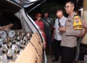 Miras Ilegal Digrebek Polres Situbondo, Ratusan Botol Diamankan