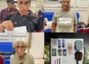 Razia Narkoba di Tangga Buntung, Polda Sumsel Amankan 3 Orang, Sabu dan Alat Bong