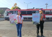 Daop 6 Yogyakarta Sosialisasikan Keselamatan di Perlintasan Kereta