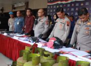 Polres Batang Gulung Komplotan Pencuri Tabung Gas