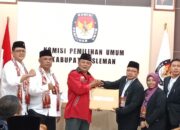 Dua Paslon Cabup-Cawabup Sleman Ndaftar di KPUD Sleman