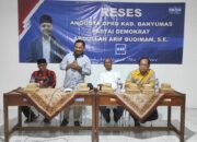 Reses Pertama, Abdullah Arif Budiman Siap Tampung Aspirasi Masyarakat