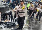 Polrestabes Semarang Razia Miras pada Acara Komunitas Dua Tak di Sirkuit Mijen