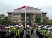 Malam Tahun Baru 2025 di Sidoarjo, Kapolresta Pimpin Apel Pengamanan, 600 Personel Dikerahkan