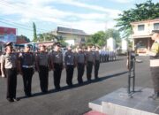 53 Personel Polres Lahat Naik Pangkat, Kapolres Pimpin Upacara Kenaikan Pangkat