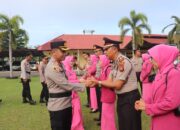 Kapolres Musi Rawas Pimpin Upacara Kenaikan Pangkat, 44 Personel Raih Pangkat Baru