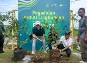 Peduli Lingkungan, Pegadaian Liga 2 Pasuruan Tanam Puluhan Bibit Pohon di Taman Tematik Krampyangan