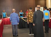 Polda Sumsel Laksanakan Pengambilan Sumpah dan Penandatanganan Pakta Integritas