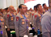 Kapolda Sumsel Bersama PJU Mabes Polri dan Kapolda se-Indonesia, Menghadiri Rapim Polri