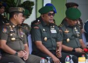 Danrem 044/Gapo Ikuti Upacara Gelar Pasukan Gaktib dan Upacara Yustisi 2025