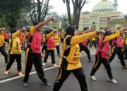 Biro SDM Polda Sumsel Gelar TKJ dan Ujian Bela Diri