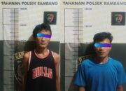 Curi Jedolan Getah Karet, Dua Pelaku Diamankan Team Macan Putih Polsek Rambang