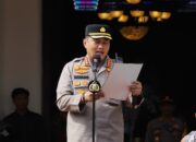 Kapolresta Malang Pimpin Apel Pengamanan Jelang Sertijab Walikota dan Wawali Kota Malang
