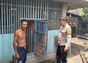 Bhabinkamtibmas Krian Tinjau Peternakan Ayam Petelur, Dukung Ketahanan Pangan Desa