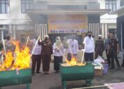 Kejari Probolinggo Musnahkan Barang Bukti 109 Perkara, Obat Terlarang Mendominasi