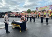 Kapolres Lahat Pimpin Sertijab Tiga Kapolsek, Tekankan Profesionalisme dan Integritas