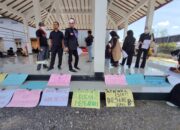 Tuntut Ujian P3D Karangdadap Banyumas Diulang, Peserta dan Warga Gelar Aksi Damai