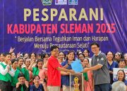 Kontingen Pesparani Paroki Keluarga Kudus Banteng Tampil sebagai Juara Umum