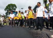 Ditinjau Ahmad Luthfi, Jalan Parakan-Patean Diaspal Ulang