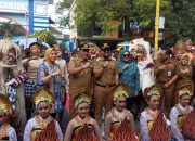 Nganjuk Bergoyang! Pawai Budaya SMA Warnai HUT ke-80 RI
