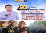FRIC Beri Ucapan Selamat dan Dukung Penuh Propam Polri di Hari Jadi ke-23