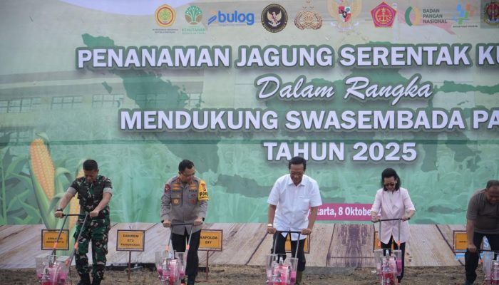 Tanam Jagung Kuartal IV, Polda DIY Mendapatkan Bantuan 20 Sumur Bor