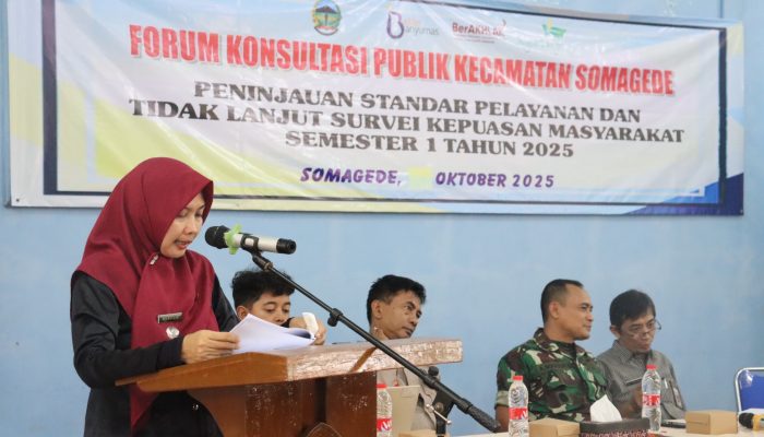 Forum Konsultasi Publik Kecamatan Somagede, Wujud Komitmen dalam Peningkatan Pelayanan