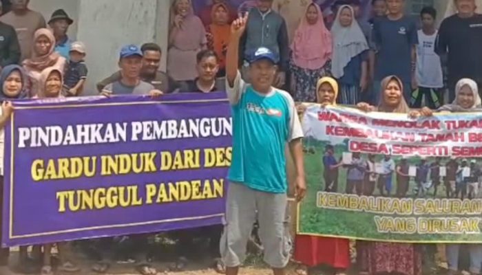 Warga Tunggul Pandean Tolak Pembangunan Gardu Induk PLN, Minta Pemerintah Daerah Transparan