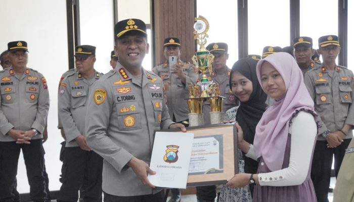 Perlombaan Pelajar Kamtibmas Piala Kapolresta Sidoarjo 2025 Resmi Ditutup, Bentuk Generasi Muda Pelopor Keamanan