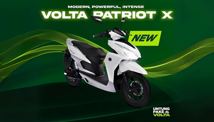 Volta PatriotX, Motor Listrik Sporty untuk Mobilitas Harian