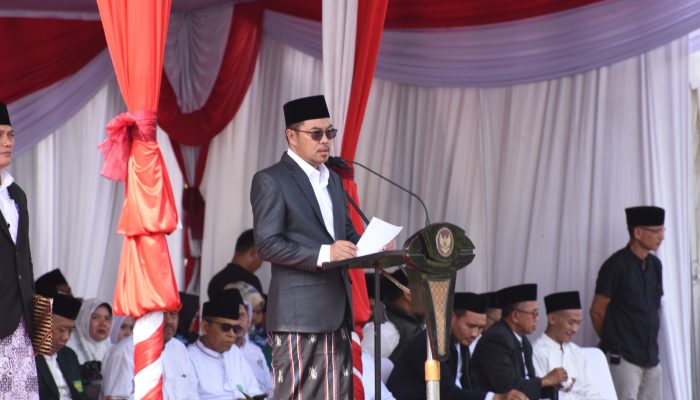 Ketua DPRD Sidoarjo Pimpin Upacara Hari Santri 2025, Ini Pesannya