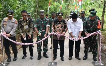 Dandim Wonosobo Pamer Hasil TMMD : Jalan Beton 800 Meter Tembus Purworejo, RTLH dan Jamban Baru Siap Pakai