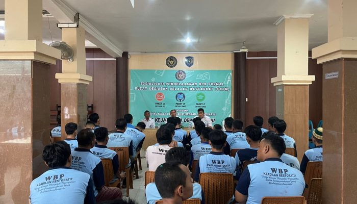 Lapas Sidoarjo Dorong Warga Binaan Raih Ijazah Melalui Program Kejar Paket