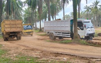 Truk Pengangkut Tanah Melalui Jalan Komplek Griya Revari Indah Resahkan Warga, Diduga ada Setoran ke Ketua RT