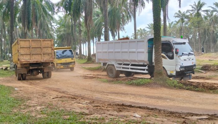 Truk Pengangkut Tanah Melalui Jalan Komplek Griya Revari Indah Resahkan Warga, Diduga ada Setoran ke Ketua RT