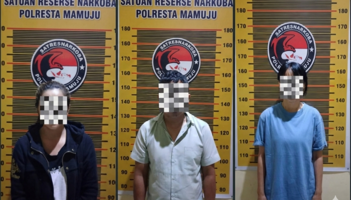 Satnarkoba Polresta Mamuju Bongkar Jaringan Sabu di Pusat Kota, Oknum PNS Ikut Diamankan