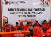 PDIP Kota Pasuruan Gelar Rakor sekaligus Penjaringan Calon Ketua PAC se-Kota Pasuruan