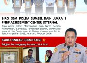 Di Bawah Kepemimpinan Kombes Sudrajat, Polda Sumsel Raih Juara 1 Nasional