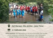 Carlo Institute dan Akar Jember Gaungkan “Arus Harapan”, 10 Ribu Bibit Ikan Siap Dilepas di Kali Marwan