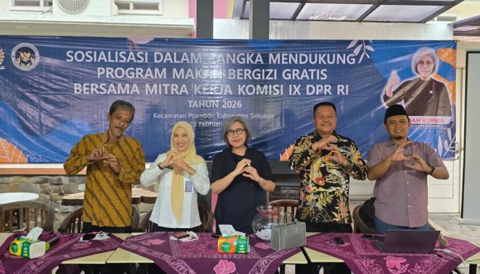 Komisi IX DPR Tekankan Pentingnya Gizi dan Penguatan Keluarga dalam Sosialisasi MBG di Sidoarjo