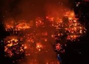Kebakaran Hebat Landa Galung Tulu Balanipa, 29 Rumah Ludes dan Satu Warga Tewas