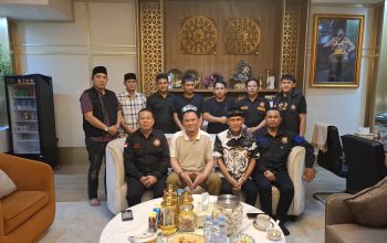 Diky Haitami Pembina DPP HSB dan Andie Dinialdie Ketua DPRD Sumsel Pererat Silaturahmi