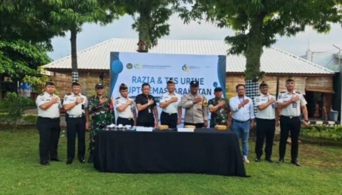Lapas Semarang Gelar Razia dan Tes Urine Serentak