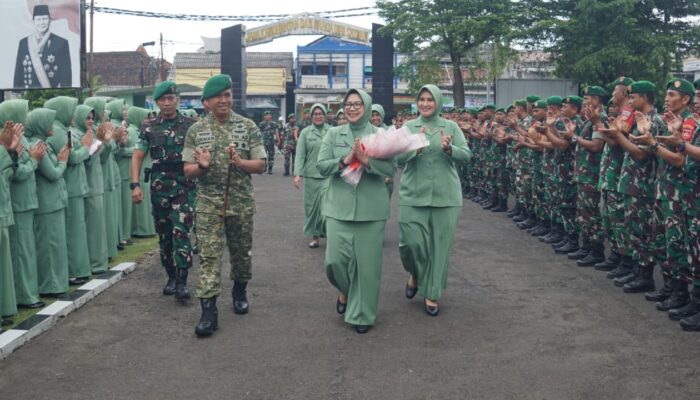 Kunjungi Kodim 0712/Tegal, Danrem 071/Wijayakusuma Tekankan Disiplin, Kesehatan, dan Keharmonisan Keluarga