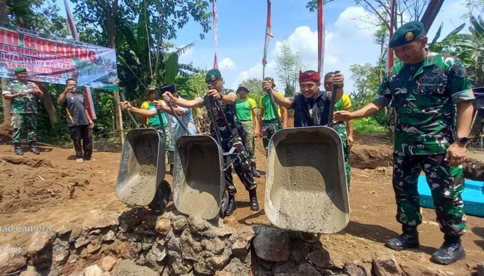 Yonzipur 10 Bangun Jembatan Perintis Garuda di Bakalan, Akses Warga Dipermudah