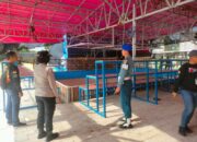 Polsek Sedati Bersama TNI Bongkar Arena Sabung Ayam