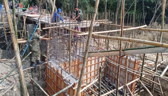 Pembangunan Jembatan Garuda di Blora Terus Dikebut