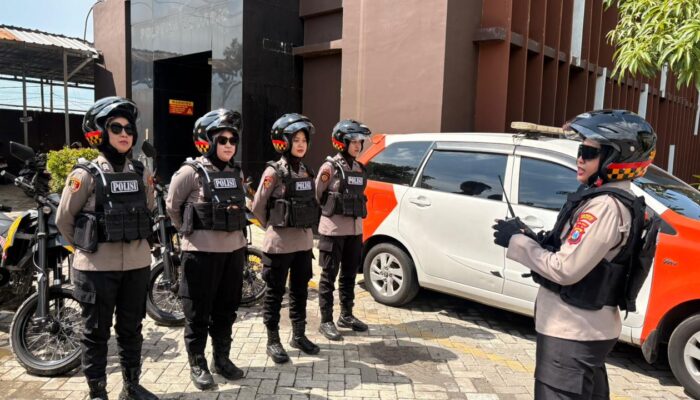 Polwan Jenggala Presisi Turun Jalan, Perkuat Patroli dan Dialog Kamtibmas di Sidoarjo