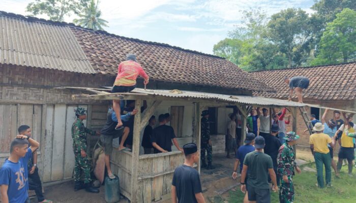 Satgas TMMD Kodim 0402/OKI Percepat Rehab RTLH, Rumah Warga Mulai Dibongkar