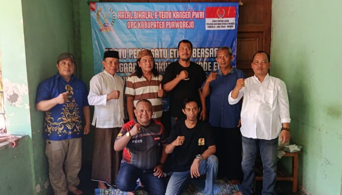 PWRI Purworejo Gelar Halalbihalal, Perkuat Soliditas dan Profesionalisme Wartawan